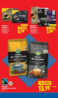 Kaffeebohnen im aktuellen Lidl Prospekt (Hagen (Stadt der FernUniversität)) Kaffeebohnen im Lidl Prospekt "Der Preisführer macht Deutschland dauerhaft günstiger!" mit 38 Seiten (Hagen (Stadt der FernUniversität))