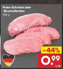 Puten-Schnitzel oder Brustrollbraten Angebote bei Netto Marken-Discount Freiberg für 0,99 €