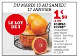 Pomelo Rouge en promo chez U Express Pomelo Rouge dans le catalogue U Express