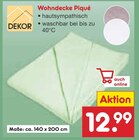 Wohndecke Piqué im Angebot bei Netto Marken-Discount in Wermelskirchen Wohndecke Piqué Angebote von DEKOR bei Netto Marken-Discount Wermelskirchen für 12,99 €