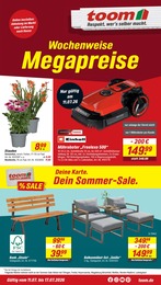 toom Baumarkt Prospekt "Respekt, wer's selber macht.", 16 Seiten, 11.07.2026 - 11.07.2026 Aktueller toom Baumarkt Prospekt, "Respekt, wer's selber macht.", mit Angeboten der Woche, gültig von 11.07.2026 bis 11.07.2026