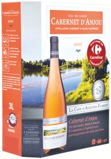 Cabernet d’Anjou - Carrefour Market à Aulnay-sous-Bois Cabernet d’Anjou en promo chez Carrefour Market Aulnay-sous-Bois à 19,35 €