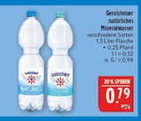 Natürliches Mineralwasser Naturell Angebote von Gerolsteiner bei Marktkauf Bautzen für 0,79 €