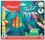 12 feutres de coloriage Jumbo Jungle Fever - MAPED - Hyper U à Reims 12 feutres de coloriage Jumbo Jungle Fever - MAPED en promo chez Hyper U Reims à 1,99 €
