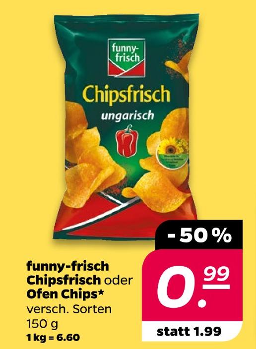 Chipsfrisch oder Ofen Chips