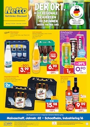 Netto Marken-Discount Prospekt für Schaafheim: "DER ORT, AN DEM DU IMMER AUSGEZEICHNETE PREISE FINDEST.", 2 Seiten, 07.09.2026 - 12.09.2026