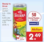 Ready to Drink Angebote von Sierra bei Netto Marken-Discount Regensburg für 2,49 €