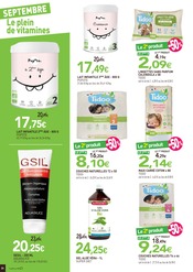 Promos Couches dans le catalogue "Le plein de vitamines" de NaturéO Couches en promo dans le catalogue NaturéO à la page 24