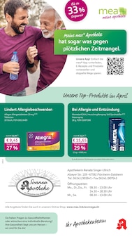 mea - meine apotheke Prospekt der KW 16 "Unsere April-Angebote" Aktueller mea - meine apotheke Prospekt "Unsere April-Angebote" Seite 1 von 4 Seiten