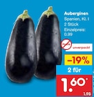 Auberginen für 1,60 € bei Netto Marken-Discount im Angebot Auberginen im aktuellen Netto Marken-Discount Prospekt