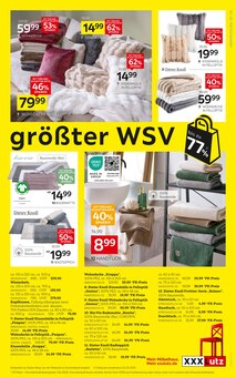 Bettwäsche im XXXLutz Möbelhäuser Prospekt "Deutschlands größter WSV" mit 16 Seiten (Erlangen)