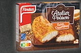 L'Atelier Poisson Colin d'Alaska Extra Croustillant MSC Surgelé x2 - FINDUS dans le catalogue Intermarché Super