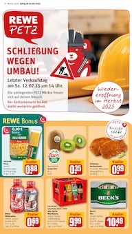 REWE Prospekt Dein Markt mit 34 Seiten