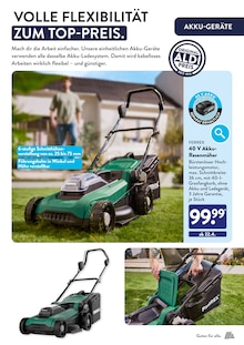 Rasenmäher im ALDI SÜD Prospekt "DEINE GRÜNE WOHLFÜHLOASE ZUM ORIGINAL ALDI PREIS" mit 41 Seiten (Aachen)