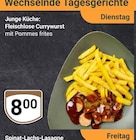 Fleischlose Currywurst mit Pommes frites Angebote bei GLOBUS Braunschweig für 8,00 €