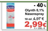 Aktuelle Nasenspray Angebote bei GLOBUS in Halle (Saale) Aktuelles Olynth 0,1% Nasenspray Angebot bei GLOBUS in Halle (Saale) ab 2,99 €