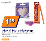 Farbwechselnder Rouge oder Duo-Eyeliner Angebote von Max & More bei Action Solingen für 1,19 €
