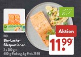 Bio-Lachsfiletportionen Angebote bei ALDI SÜD Mönchengladbach für 11,99 €
