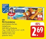 Aktuelle Frosta Angebote bei EDEKA in Würzburg Aktuelles MSC Fischstäbchen Angebot bei EDEKA in Würzburg ab 2,69 €