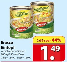 Erasco Eintopf Angebot in Walksfelde im aktuellen Prospekt bei famila Nordost in Walksfelde