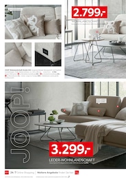 Wohnlandschaft im XXXLutz Möbelhäuser Prospekt "JOOP! Aktionswochen" auf Seite 2