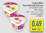 Birne oder Erdbeere von Sachsen Milch im aktuellen diska Prospekt für 0,49 €