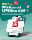 10% Bonus bei REWE im Bernburg Prospekt für 