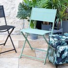 Chaise pliante pacha verte en promo chez B&M Boulogne-Billancourt à 16,89 €