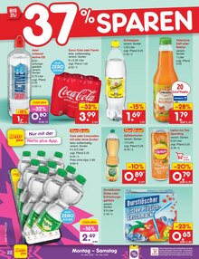 Coca Cola im Netto Marken-Discount Prospekt "Aktuelle Angebote" mit 73 Seiten (Rostock)