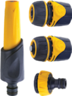 Set de raccords rapides bi-matière pour tuyau d'arrosage - IRONSIDE en promo chez Tout Faire Ajaccio à 9,99 €