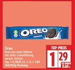 Oreo Original von Oreo für 1,29 € bei EDEKA im Angebot Oreo Original von Oreo im aktuellen EDEKA Prospekt
