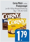 Müsli-Riegel im Angebot bei EDEKA in Augsburg Müsli-Riegel Angebote von Corny bei EDEKA Augsburg für 1,79 €