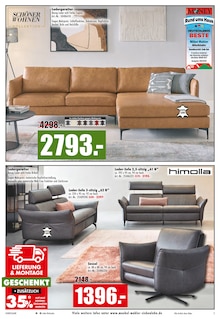 Sofa im Möbel Mahler Siebenlehn Prospekt "IHRE NR.1 IN SACHSEN" mit 16 Seiten (Chemnitz)