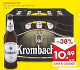 Pils Angebote von Krombacher bei Netto Marken-Discount Hanau für 10,49 €