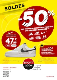 Offre Chaussures Homme dans le catalogue Sport 2000 du moment à la page 1