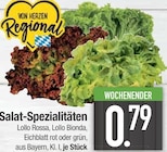 Salat-Spezialitäten Lollo Rossa im EDEKA Prospekt Salat-Spezialitäten Lollo Rossa von im aktuellen EDEKA Prospekt für 0,79 €