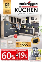 Aktueller Zurbrüggen Prospekt mit Küche, "KÜCHEN FÜR IHR ZUHAUSE", Seite 1