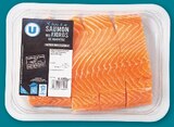Pavé de saumon atlantique des fjords de norvège - U - U Express à Pau Pavé de saumon atlantique des fjords de norvège - U en promo chez U Express Pau à 6,67 €