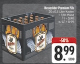 Premium Pils im Angebot bei E center in Schweinfurt Premium Pils Angebote von Hasseröder bei E center Schweinfurt für 8,99 €