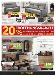 Sofa im BRAUN Möbel-Center Prospekt in Offenburg Aktueller BRAUN Möbel-Center Prospekt mit Sofa, "NEUERÖFFNUNG", Seite 4