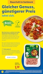 Veganes Hackfleisch Angebot im aktuellen Lidl Prospekt auf Seite 70