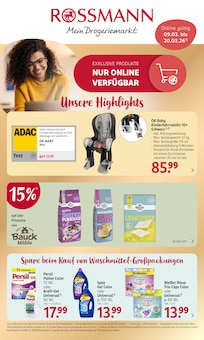 Persil im Rossmann Prospekt "Online Exklusive Angebote" mit 6 Seiten (Duisburg)