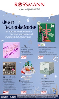 Rossmann Prospekt "Unsere Adventskalender" mit  Seiten (Saarlouis)