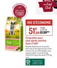 Croquettes pour chat adulte stérilisé - Sam's Field dans le catalogue Botanic