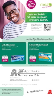 mea - meine apotheke Prospekt der KW 24 "Unsere Juni-Angebote" Aktueller mea - meine apotheke Prospekt "Unsere Juni-Angebote" Seite 1 von 4 Seiten