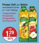 Saft oder Nektar von Pfanner im aktuellen V-Markt Prospekt für 1,29 €