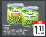EDEKA Weißenberg - Garten Erbsen Angebot im Prospekt Garten Erbsen bei EDEKA im Weißenberg Prospekt für 1,11 €