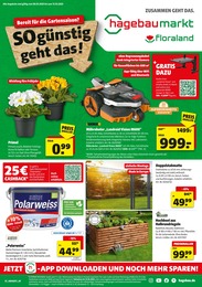 Hagebaumarkt Prospekt: "Bereit für die Gartensaison? SO günstig geht das!", 24 Seiten, 08.03.2025 - 15.03.2025