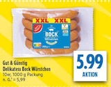 diska Schneckengrün - Delikatess Bock Würstchen Angebot im Prospekt Delikatess Bock Würstchen bei diska im Schneckengrün Prospekt für 5,99 €