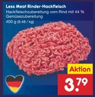Less Meat Rinder-Hackfleisch Angebote bei Netto Marken-Discount Saarlouis für 3,79 €